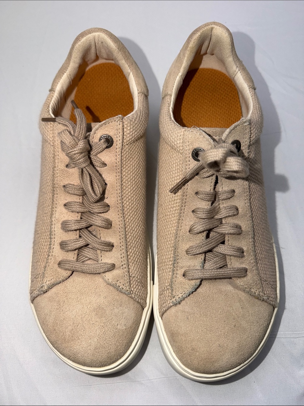 Birkenstock Bend Low Women’s sneakers in canvas and suede Sandcastle Color